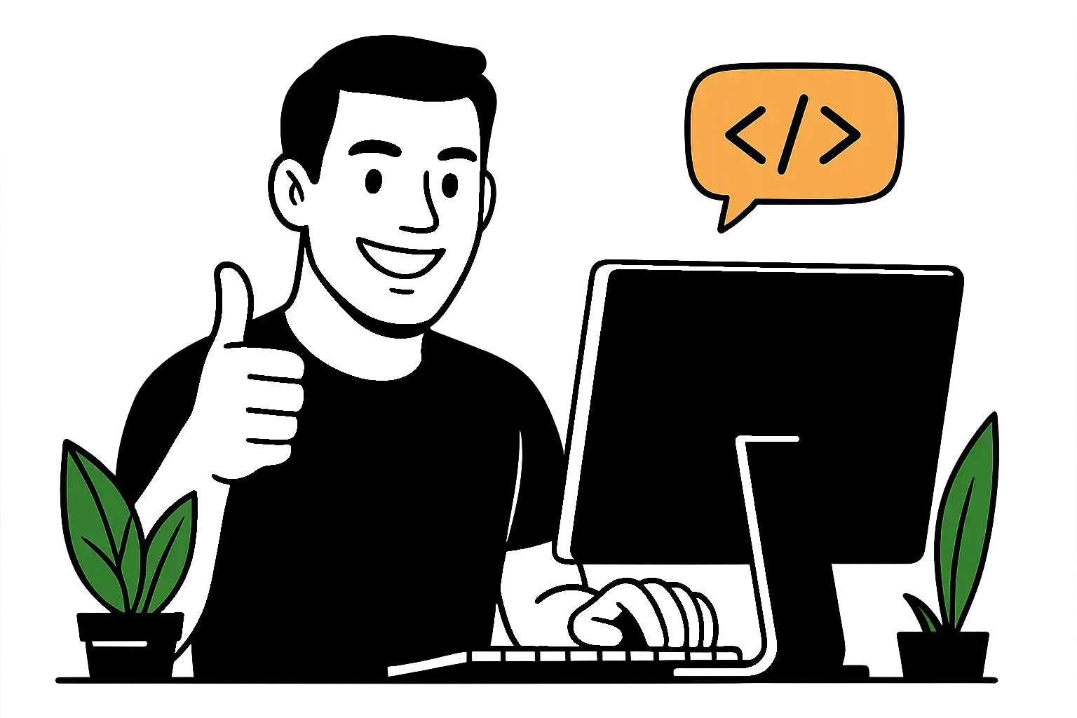 Developer illustration